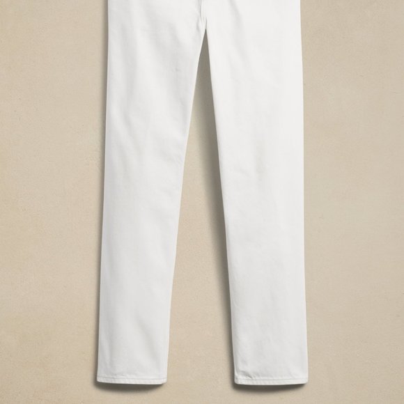 Banana Republic The 90S Straight Jean size 32R White - Picture 4 of 7